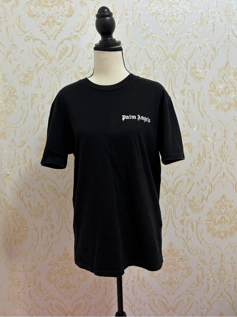 Palm Angels Black Logo T-Shirt – Size Medium Tee